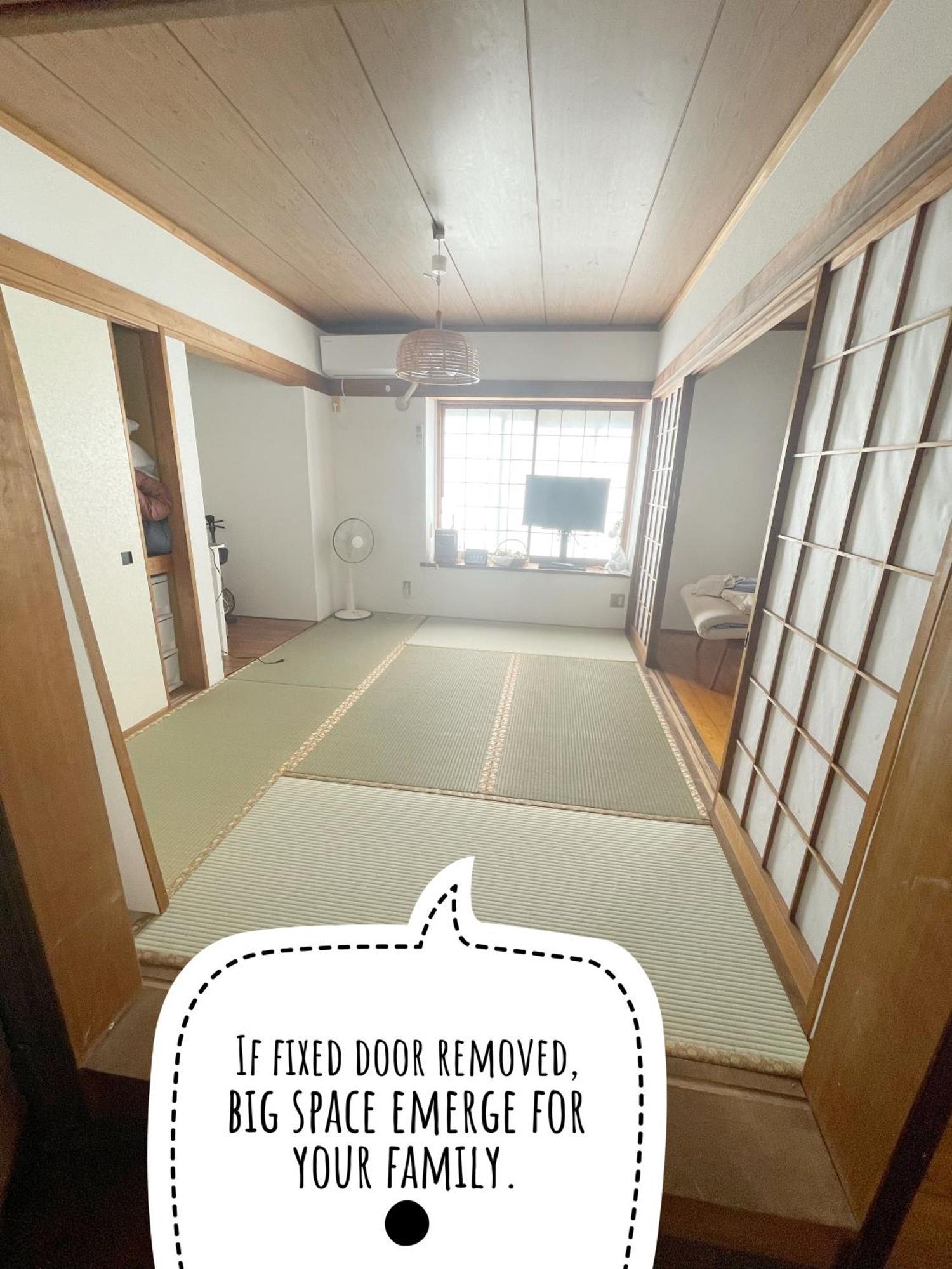 Tatami Room & Living Room Equipped With Multinational Tv And Fire, Bbq Corner In Tokyo Downtown House Exteriör bild